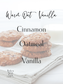 Warm oat & vanilla